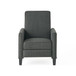 Upholstered Push Back Recliner Chair For Living Room
