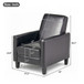 Upholstered Push Back Recliner Chair For Living Room