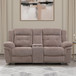 Sydney - Manual Recliner Console Loveseat - Brown