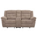 Sydney - Manual Recliner Console Loveseat - Brown