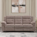 Sydney - Manual Recliner Sofa - Brown