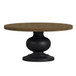 Heritage & Home - Round Dining Table - Oak Brown And Black