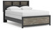 Broachmyn - Lighted Bookcase Panel Bed
