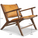 Daniel - Arm Chair - Brown / Tan