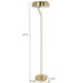 Spectra - Tall Corner Floor Lamp For Living Room - Gold