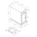 Accent Table With Storage Drawer For Living Room - Blue