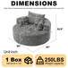 Single Sofa, Sleeper Chair For Living Room - Gray