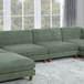 Armless Chair For Living Room - Sage