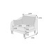 Modular L-Sectional Set With Ottomans - Pink