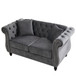 Chesterfield Sofa With Rolled Arms And Nailhead Trim