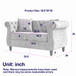 Chesterfield Sofa With Rolled Arms And Nailhead Trim
