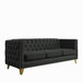 Modern Sofa With Button Tufting, Upholstered Couch For Living Room