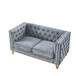 Modern Sofa With Button Tufting, Upholstered Couch For Living Room