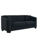 Modern Chesterfield Sofa With Tufted Backrest For Living Room