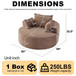 Modern Single Sofa With Backrest Pillow For Living Room