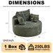 Modern Single Sofa With Backrest Pillow For Living Room