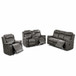 Contemporary Living Room Set, Horizontal And Vertical Tufting