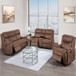 Modern Manual Motion Living Room Set & Hidden Cup Holders