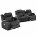 Power Motion Living Room Set With USB Port, Adjustable Headrest, Cup Holder