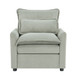 Modern Single Seat Accent Chair With Side Storage Pockets