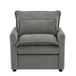 Modern Single Seat Accent Chair With Side Storage Pockets