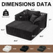 Chaise Lounge Chair, Deep Seat Sleeper Couch For Living Room