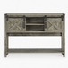 Farmhouse Entryway Table With Sliding Barn Door
