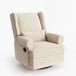 Extra Wide Swivel Recliner Glider Chair With Footrest