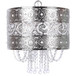 Tangier - Metal Pendant Lamp - Polished Nickel, Clear Crystal
