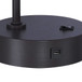 Cane - Tube Metal Task Lamp With USB - Gray Slate