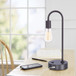 Cane - Tube Metal Task Lamp With USB - Gray Slate