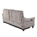 Slope - Upholstered Power Loveseat With Console - Espresso Wood, Pewter Fabric