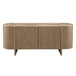 Markku - Console Table With Natural Marble - Oak