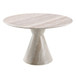 Ogin - Round Dining Table - Marble Print & Natural