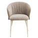 Ogin - Arm Chair (Set of 2) - Dark Beige & Natual