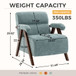 Modern Accent Chair With Tufted Armchair For Reading Room
