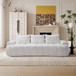 Extra Large Curved Front Compressed Sectional Sofa