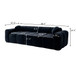 Extra Large Compression Sofa, Cloud Puff Couch For Living Room