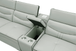 Arlet Sectional in Premium Italian Leather Match