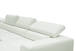 Nella Sectional Sofa in Italian Leather Match