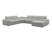 Nella Sectional Sofa in Italian Leather Match