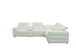 Holly Italian Leather Power Reclining Corner Sectional