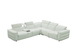 Holly Italian Leather Power Reclining Corner Sectional