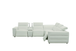 Holly Italian Leather Power Reclining Corner Sectional