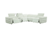 Holly Italian Leather Power Reclining Corner Sectional