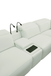 Holly Italian Leather Power Reclining Corner Sectional
