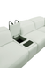 Holly Italian Leather Power Reclining Corner Sectional