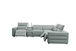 Holly Italian Leather Power Reclining Corner Sectional