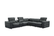 Holly Italian Leather Power Reclining Corner Sectional