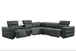Holly Italian Leather Power Reclining Corner Sectional